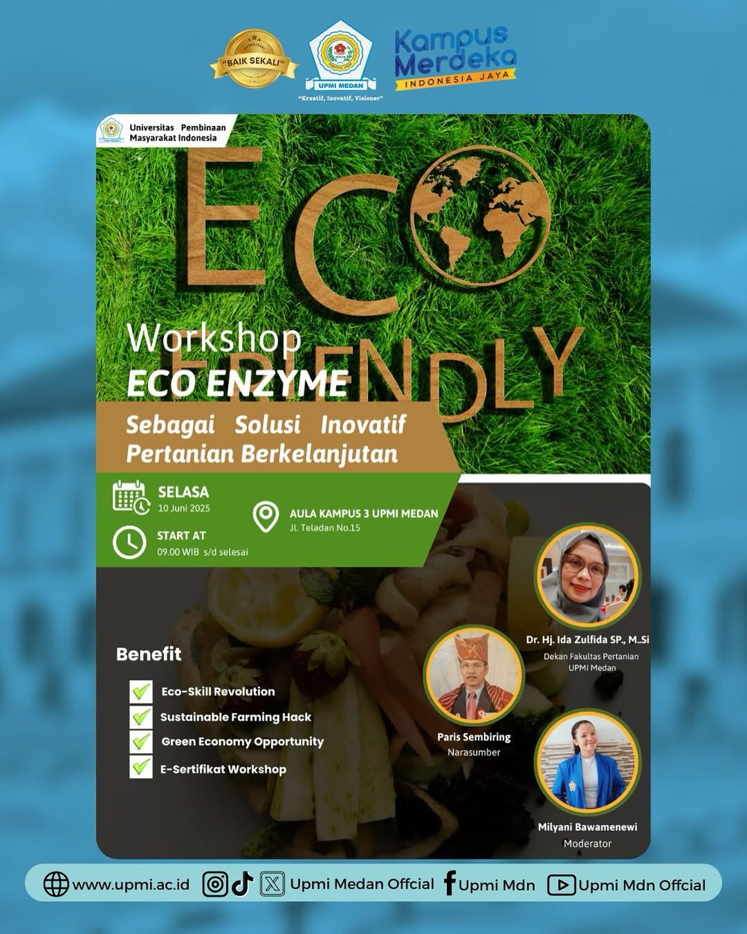 Workshop Eco Enzyme untuk Pertanian Berkelanjutan