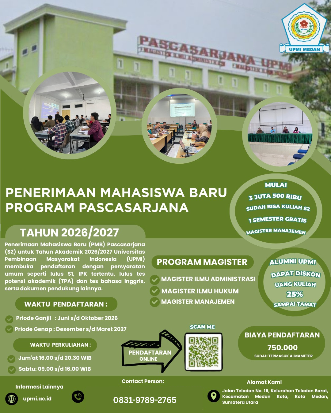 Brosur Program PascaSarjana UPMI 2026/2027