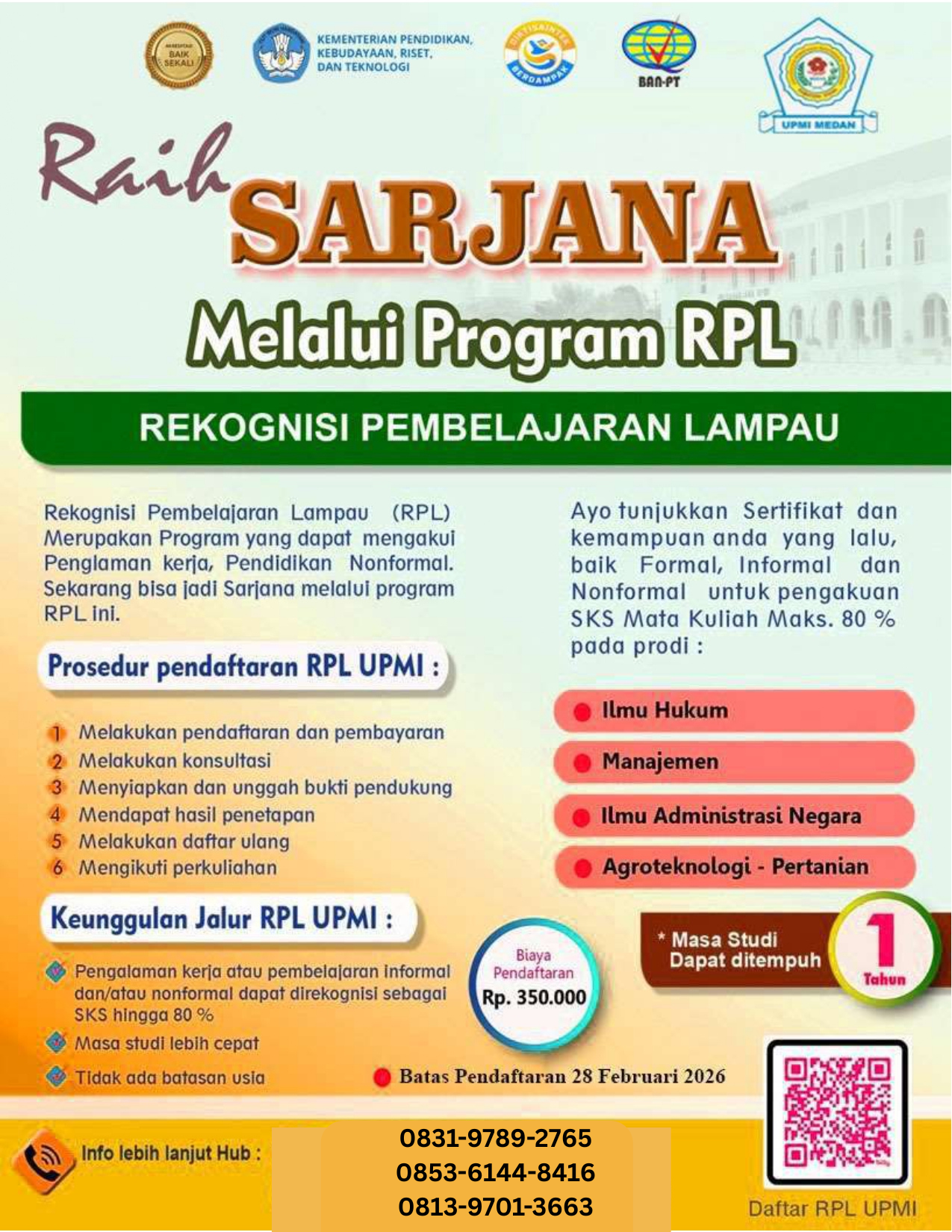 Brosur RPL Sarjana UPMI 2026/2027